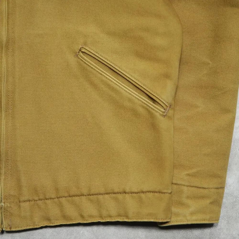 Vintage Carhartt J001 BRN Faded Brown Detroit Jacket Size Small - Picture 7 of 16